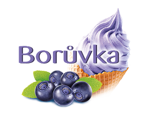 Mléčná zmrzka Borůvka
