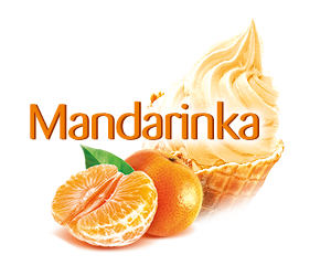 Mléčná zmrzka Mandarinka