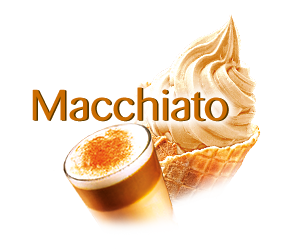 Mléčná zmrzka Macchiato
