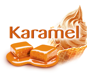 Mléčná zmrzka Karamel