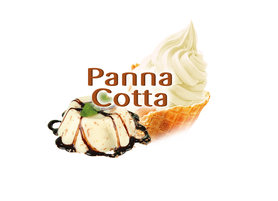 Mléčná zmrzlina Panna Cotta